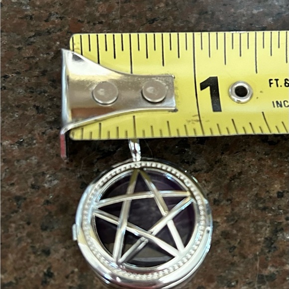 Amethyst Pendant Locket Style - Picture 6 of 7